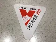 SYDNEY SWANS TEAM STICKER AFL FOOTBALL PREMIERS TIGERS PIES CATS DOGS EAGLES 2