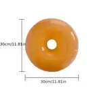 Orange Donut Table Lamp Glass Bedside Lamp Three-Colour Sleeping Light For Room