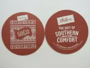 Beer Coaster ~ SOUTHERN COMFORT Liqueur ~ Whatever's Soco Comfortable ~ Share