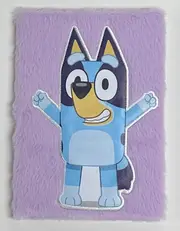 Bluey Fluffy Notebook (Purple)
