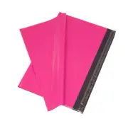 100x Premium Mailing Satchel PINK Colour 5W 430 x 545mm Poly Mailer Courier Bag