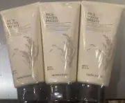 RICE WATER BRIGHT BRAN EXFOLIATING CLEANSER-10.1 FL. OZ. 300 ML LOT OF 3 (THREE)