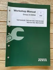 volvo penta service manual Tad1640-Tad1642 EMS2 # 7746032