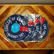 Samuel Adams Brewery Inflatable Floating Beer Holder - Set of 4