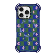 iPhone 16 Pro Bounce Case MagSafe Compatible Floral checkerboard