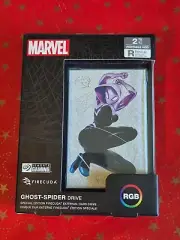 SEAGATE FIRECUDA MARVEL GHOST SPIDER GWEN GAMING EXTERNAL HARD DRIVE 2TB. NEW