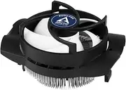 ARCTIC Alpine AM4 - Compact CPU Cooler for AMD Socket AM4/AM3/AM2, Silent Fan and Quiet Processor Cooler, PWM Technology, Easy Installation and Long Service Life, High Cooling Performance, Up to 95 W