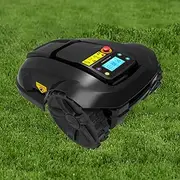 Robotic Lawn Mower, Auto Charging Robot Lawnmower with 6.6ah Lithium Battery for Lawns up to 1800m2, Cutting Width 21cm, Cutting Heights 2.5-5.5cm,Theft Protection, Pressure/Lift/Tilt/Bump