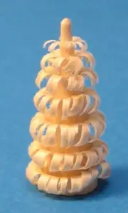 Mini Natural Wood Tree German Figurine 25mm