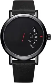 Brand New TheExcellar Innovative Modern Minimalistic Men's Watch Black/Black