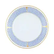 Herend Art Deco Blue Dinner Plate