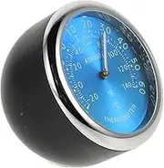 TIDTALEO Car Thermometer Projector Alarm Clock Auto Temp Digital Thermostat Air Gauge for Car Thermometers Humidity Meter Thermostats Cars Vehicle Ac Vent for Car Hydrometer Steel Blue