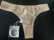 Women's Oroton G-string - Nude Signature O 4 pairs incl bonus size 6-8 BNWT