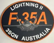 F-35A 3SQN Air Force PVC Patch Australia