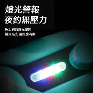 【智慧釣魚】新款釣魚電子警報器(高靈敏 高分貝 中魚提醒 夜釣警示 緩衝警報 釣魚用具 戶外 釣竿配件)