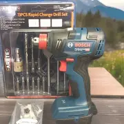 Bosch Gdx18 200 Impact Driver Drill *TOOL ONLY*& Free Bits Set Valued Over $50