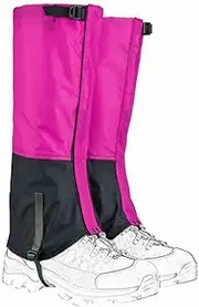 Outdoor Mountaineering Leg Gaiters Snow Gaiters Mountaineering and Hiking Leg Gaiters Lightweight and Breathable Adjustable Leg Gaiters,for Snowshoeing Mountaineering