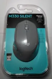 Logitech M330 SILENT Wireless Mouse, 2.4GHz with USB Receiver, NEW - N010