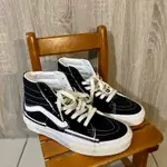 九成新 VANS SK8-HI RECONSTRUCT 黑色滑板鞋