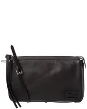 FENDI Simply FENDI Medium Leather Shoulder Bag NoSize Black