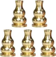 MZHICH 5 Pcs Brass Incense Burner Holder for Home Office Tea House Meditation Joss Stick Tower Incense Coil
