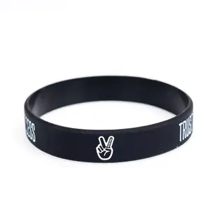 Deuce Brand 運動手環 Trust The Process Wristband 矽膠 手環 激勵文字【ACS】