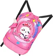 JOINPAYA Cartoon Animal Dry Wet Separation Knapsack with Straps Shoes Compartment Lightweight Storage for Pool Beach Activities