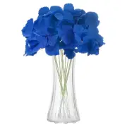 10pcs Artificial Hydrangea Flowers 16" Silk Faux Hydrangea Flower, Blue