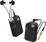 XTUGA J02S Wireless in Ear Monitor System, 2.4G Mini Stereo Mono IEM with Transmitter Receiver One to More Auto-Pairing,8Hrs Playback, Monitoring for Stage,Band,Singer,Musicians