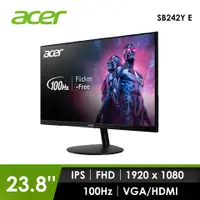 在飛比找燦坤線上購物優惠-ACER 24型 100Hz IPS液晶顯示器(SB242Y