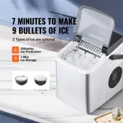 Countertop Ice Maker, 9 Cubes Ready in 7 Mins, 26lbs in 24Hrs, 12 Month Warranty