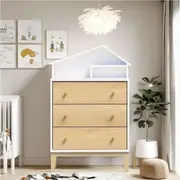 3 Chest of Drawers Dresser Stoage Cabinet - Bedroom Furniture for Stylish Storage