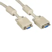 BLACK BOX EVNPS06-0003-MM Vga Video Cable Ferrite Core Male/Male Beige 3-Ft.