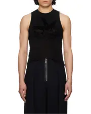 Mesh Tattoo Tank Top S,XL,XS,L,M,XXL black