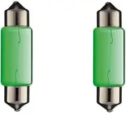 cyclingcolors 2 x light bulbs 5 W 10 x 36 24 V green light bulb car motorcycle moped scooter tractor truck van