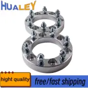 (2)SILVER WHEEL SPACERS 30mm 6 STUD 6X139.7 12x1.25 For Nissan Patrol GQ GU
