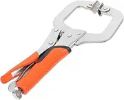 GAXIRE Heavy Duty C Clamp Pliers Versatile Tool for Woodworking Welding Industrial Use Quick Fixation Flat Head Design Construction for Various Projects