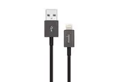Moshi Home Car USB-A to Lightning MFI-Certified Charging 1M Cable For iPhone BLK