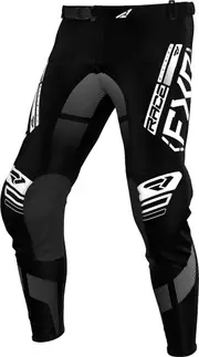 FXR Podium 2025 Motocross Pants, black-white, Size 36 for Men Black White