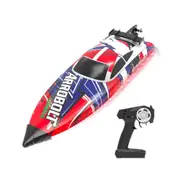 Brushless RC Boats for Men Women, 35+MPH Fast Remote Control Boat for Lakes, Full Proportional Boat High Speed RC Boat for Men Women, Red