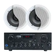 Weconic Bluetooth Amplifier + 2x6" Ceiling Speakers Package