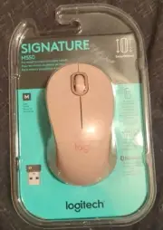 NEW Logitech Signature M550 Wireless Bluetooth Mouse - Rose Pink