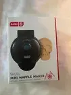 SKULL MINI WAFFLE MAKER NEW INBOX