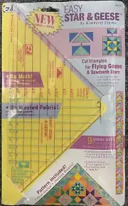 Easy Star & Geese Ruler-9-1/4 Inch X 13 Inch 070659616907 9 Geese Sizes Sawtooth