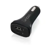 O-Alogic 2 Port USB-C Car Charger 5V/4A (3A USB-C & 1A USB-A) With Smart Charge