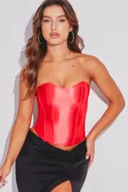 Pink Corset Top - Size S, Women's Top