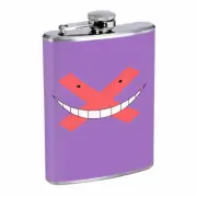 Whacky Face Em6 Flask 8oz Stainless Steel Hip Drinking Whiskey