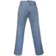 義大利精品TRUSSARDI藍色刷色中腰直筒牛仔褲 46號 義大利製