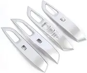 GUERBEIS Window Lift Switch Panel Cover Trim Fit for Hyundai Tucson NX4 2021 2022 Frame Decor Sticker Accessories Car Armrest Window Switch Housing Trim