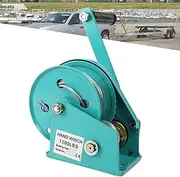 Large Rocker Hand Winch Boat Trailer 1200lb Manual Winch Cable Brake ATV Safety Self Locking Structure Ideal One Handed Operation20m//43